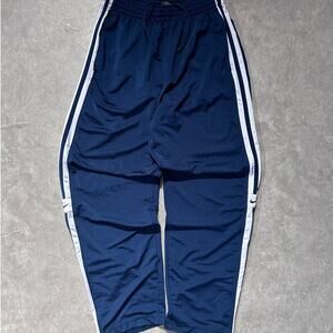 2000s Vintage Nike Navy Track Pants Size M